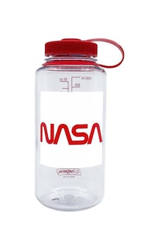 Nalgene Wide Mount Nasa Logo Tritan 1 Litre Suluk Matara Ren-250.02.682020-0050