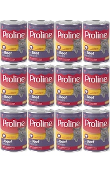 Pro Line Dana Etli Yetişkin Kedi Konservesi 12 x 400 G