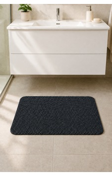Yıkanabilir Banyo Paspası Kaymaz Taban Su Emici Duş Önü Lavabo Önü Tuvalet Önü Banyo Halısı 40x60 Cm Siyah Yıkanabilir Banyo Paspası Kaymaz Taban Su Emici Duş Önü Lavabo Önü Tuvalet Önü Banyo Halısı 40x60 Cm Siyah