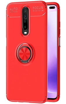 Xiaomi Poco X2 Kılıf Zore Ravel Silikon Kapak Siyah-Kırmızı Xiaomi Poco X2 Kılıf Zore Ravel Silikon Kapak Siyah-Kırmızı