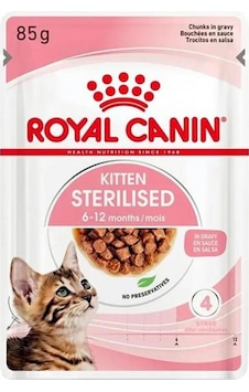 Royal Canin Kitten Sterilised Kısır Yavru Kedi Maması 85gr 12li Paket Royal Canin Kitten Sterilised Kısır Yavru Kedi Maması 85gr 12li Paket