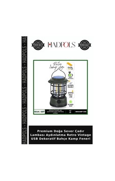 Premium Doğa Sever Çadır Lambası Aydınlatma Retro Vintage Usb Dekoratif Bahçe Kamp Feneri Çok Renkli Premium Doğa Sever Çadır Lambası Aydınlatma Retro Vintage Usb Dekoratif Bahçe Kamp Feneri Çok Renkli