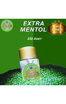 İce Touch Mentol Topu Extra İri Yeşil 250'li + Aplikatör İce Touch Mentol Topu Extra İri Yeşil 250'li + Aplikatör