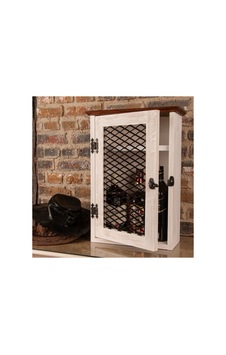 El Yapımı Metal Izgara Kapılı Desenli Ahşap İçki Viski Dolabı Beyaz - 684241734 Beyaz El Yapımı Metal Izgara Kapılı Desenli Ahşap İçki Viski Dolabı Beyaz - 684241734 Beyaz