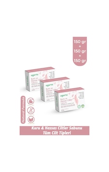 Agarta 3 Adet Doğal Kuru Ve Hassas Ciltler Sabunu 150 Gr Agarta 3 Adet Doğal Kuru Ve Hassas Ciltler Sabunu 150 Gr