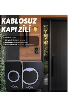 Kablosuz Su Geçirmez Kapı Zili 4604 Kablosuz Su Geçirmez Kapı Zili 4604