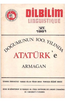 Dilbilim Dergisi Dilbilim Dergisi