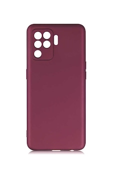 Oppo Reno 5 Lite Kılıf Zore Premier Silikon Kapak Mürdüm Oppo Reno 5 Lite Kılıf Zore Premier Silikon Kapak Mürdüm