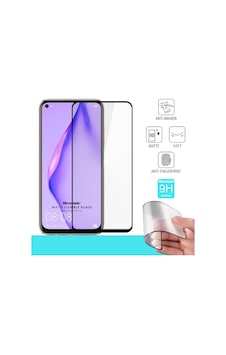 Microsonic Huawei P40 Lite Seramik Matte Flexible Ekran Koruyucu Siyah