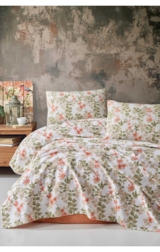 Elart Pamuk Pike Tek Kişilik Flores Pudra-160X220 Cm Elart Pamuk Pike Tek Kişilik Flores Pudra-160X220 Cm
