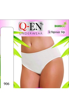 Q-En Bambu Bayan 2'Li Slip Büyük Beden 906 Q-En Bambu Bayan 2'Li Slip Büyük Beden 906