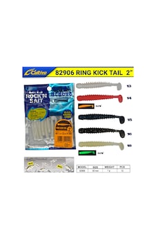 Cultiva 82906 Ring Kick Tail Lrf Silikonu 5 Cm Cultiva 82906 Ring Kick Tail Lrf Silikonu 5 Cm