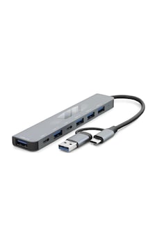 Büro Ev Ofis Cihazları İçin 7port Typec3.0 Hub Büro Ev Ofis Cihazları İçin 7port Typec3.0 Hub