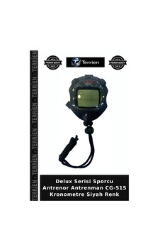 Premium Cg-515 Kronometre Siyah Renk Antrenman Yarış Hakem