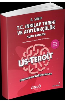8. Sınıf T.c. İnkılap Tarihi Ve Atatürkçülük Us-teroit Soru Bankası Ünlü Yayıncılık 8. Sınıf T.c. İnkılap Tarihi Ve Atatürkçülük Us-teroit Soru Bankası Ünlü Yayıncılık