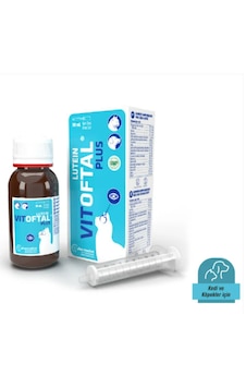 Vitoftal Lutein 50 Ml - Kedi Ve Köpek Retina, Kornea & Görme Destekleyici Şurup Vitoftal Lutein 50 Ml - Kedi Ve Köpek Retina, Kornea & Görme Destekleyici Şurup