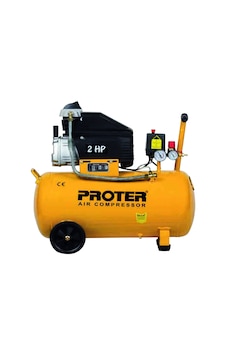 Proter 50 LT Hava Kompresörü-2 HP sarı Proter 50 LT Hava Kompresörü-2 HP sarı
