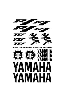 Yamaha R1 Yzf Sticker Set Yamaha R1 Yzf Sticker Set