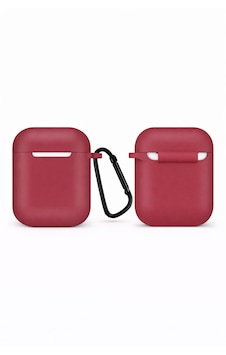 Apple Uyumlu AirPods Kılıf Slim Silikon Kapak Arka Koruma Kabı Koruyucu 1. Ve 2. Nesil Bordo Bordo Apple Uyumlu AirPods Kılıf Slim Silikon Kapak Arka Koruma Kabı Koruyucu 1. Ve 2. Nesil Bordo Bordo
