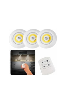 Hubrendy Tekno Dolap Işığı Mutfak Rafı Işığı Uzaktan Kumandalı 3 Lü Spot Led Lamba Diğer Hubrendy Tekno Dolap Işığı Mutfak Rafı Işığı Uzaktan Kumandalı 3 Lü Spot Led Lamba Diğer