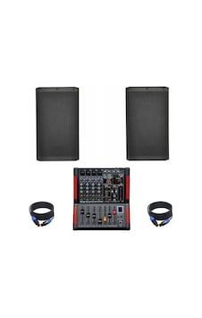 Dj Pro Hazır 1800 Watt Pasif Ses Sistemi Paket-5 Dj Pro Hazır 1800 Watt Pasif Ses Sistemi Paket-5