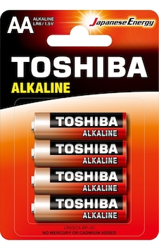 Toshıba LR06 AA Kalem Alkalin Pil 4'Lü Toshıba LR06 AA Kalem Alkalin Pil 4'Lü