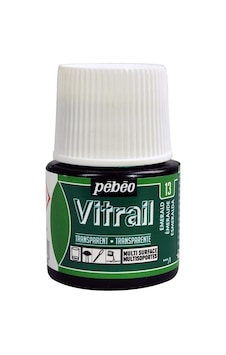 Pebeo Vitrail Cam Boyası 45ml - 13 Emerald Pebeo Vitrail Cam Boyası 45ml - 13 Emerald