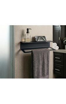 304 Paslanmaz Çelik Havlu Askısı Duvar Tipi Modern Banyo Havluluk - Gri Diğer 304 Paslanmaz Çelik Havlu Askısı Duvar Tipi Modern Banyo Havluluk - Gri Diğer