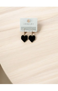 Girift Vintage Grace Heart Siyah Sallantılı Küpe Siyah Girift Vintage Grace Heart Siyah Sallantılı Küpe Siyah