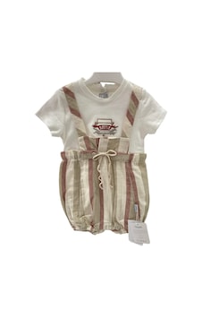 Babydoll Tulum Babydola Kahverengi Çok Renkli