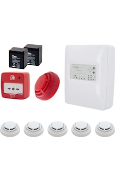 Dmtech Fp9000l-2-5 Konvansiyonel Sistem Yangın Alarm Seti 5 Li