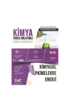 2023 Kimya Kimyasal Tepkimelerde Enerji Video Anlatımlı Soru Fasikülü - Çap Yayınları 2023 Kimya Kimyasal Tepkimelerde Enerji Video Anlatımlı Soru Fasikülü - Çap Yayınları