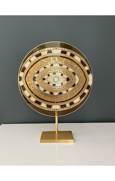 Decorıum Ayaklı Göz Pano Krem 28 Cm