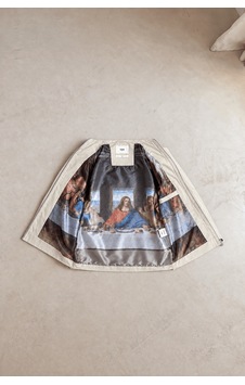 Respire Erkek Da Vinci Astar Detaylı Oversize Ceket Bej Respire Erkek Da Vinci Astar Detaylı Oversize Ceket Bej