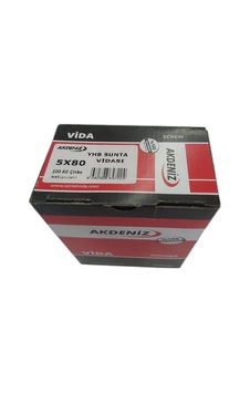 Akdeniz Sunta Vidası 5x80 200 Adet Akdeniz Sunta Vidası 5x80 200 Adet