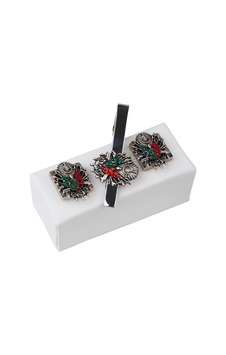 Osmanlı Arması Kravat İğnesi Ve Kol Düğmesi Set Kd961
