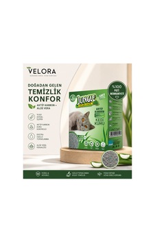 Jungle Aktif Karbonlu Aloe Vera Kokulu Topaklanan Kedi Kumu 5,1 Kg - 886917508 Jungle Aktif Karbonlu Aloe Vera Kokulu Topaklanan Kedi Kumu 5,1 Kg - 886917508
