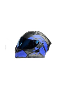 Renkli Cam + Jk 902 Çene Açılır Güneş Vizörlü Kask Mat Mavi Renkli Cam + Jk 902 Çene Açılır Güneş Vizörlü Kask Mat Mavi