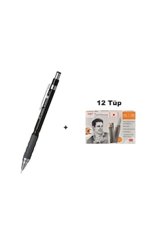 Tombow Uçlu Kalem Sh-300 Grip Siyah 0.5 Mm + 12 Tüp Tombow 0.5mm Tombow Uçlu Kalem Sh-300 Grip Siyah 0.5 Mm + 12 Tüp Tombow 0.5mm