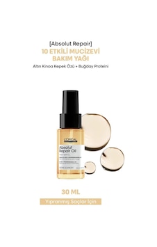 Loreal Professionnel Absolut Repair Normal-hassaslaşmış Saçlar İçin 10 U 1 Arada Durulanmayan Saç Bakım Yağı 30 Ml Loreal Professionnel Absolut Repair Normal-hassaslaşmış Saçlar İçin 10 U 1 Arada Durulanmayan Saç Bakım Yağı 30 Ml