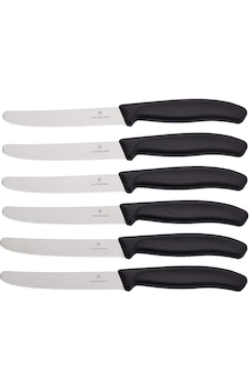 Victorinox 6.7833.6 6'lı Steak-Biftek Bıçağı Siyah