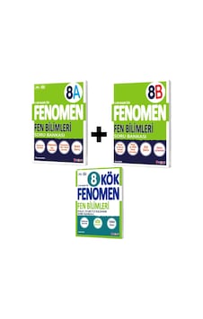 Fenomen 8. Sınıf Fen Bilimleri Soru Bankaları Seti A - B - Kök Fenomen 8. Sınıf Fen Bilimleri Soru Bankaları Seti A - B - Kök