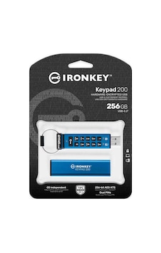 Kingston Ironkey IKKP200-256GB 256 GB USB Şifreli Tuş Takımı Flash Bellek Kingston Ironkey IKKP200-256GB 256 GB USB Şifreli Tuş Takımı Flash Bellek