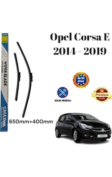 Opel Corsa E 2014 2015 2016 2017 2018 2019 Uyumlu Araca Özel Ön Cam Silecek Süpürgesi Takımı 650mm + 400mm Glz03208458 Opel Corsa E 2014 2015 2016 2017 2018 2019 Uyumlu Araca Özel Ön Cam Silecek Süpürgesi Takımı 650mm + 400mm Glz03208458