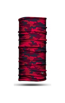 Vexo Camouflae Baf Bandana Kırmızı - Siyah Vexo Camouflae Baf Bandana Kırmızı - Siyah