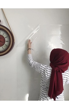 Ekonomik 50 Cm X 5 Metre Şeffaf Statik Akıllı Kağıt Tahta Yazı Tahtası Şeffaf Ekonomik 50 Cm X 5 Metre Şeffaf Statik Akıllı Kağıt Tahta Yazı Tahtası Şeffaf
