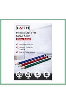 Bşkvirgo Fatih Mercanlı 12010 Hb Kurşun Kalem 3 Adet Bsk2026 Bşkvirgo Fatih Mercanlı 12010 Hb Kurşun Kalem 3 Adet Bsk2026