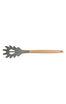 Ahşap Saplı Silikon Spagetti Kaşığı Ahşap Saplı Silikon Spagetti Kaşığı