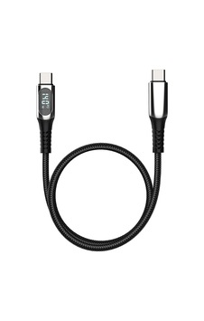 Micflip A08 Type-c To Type-c Dijital Led Göstergeli Data Ve Şarj Kablosu 140w 1m Siyah Micflip A08 Type-c To Type-c Dijital Led Göstergeli Data Ve Şarj Kablosu 140w 1m Siyah