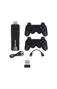 4k Android Tv Stick ve Retro Game Konsol 10000 Oyunlu 64 GB Siyah 4k Android Tv Stick ve Retro Game Konsol 10000 Oyunlu 64 GB Siyah